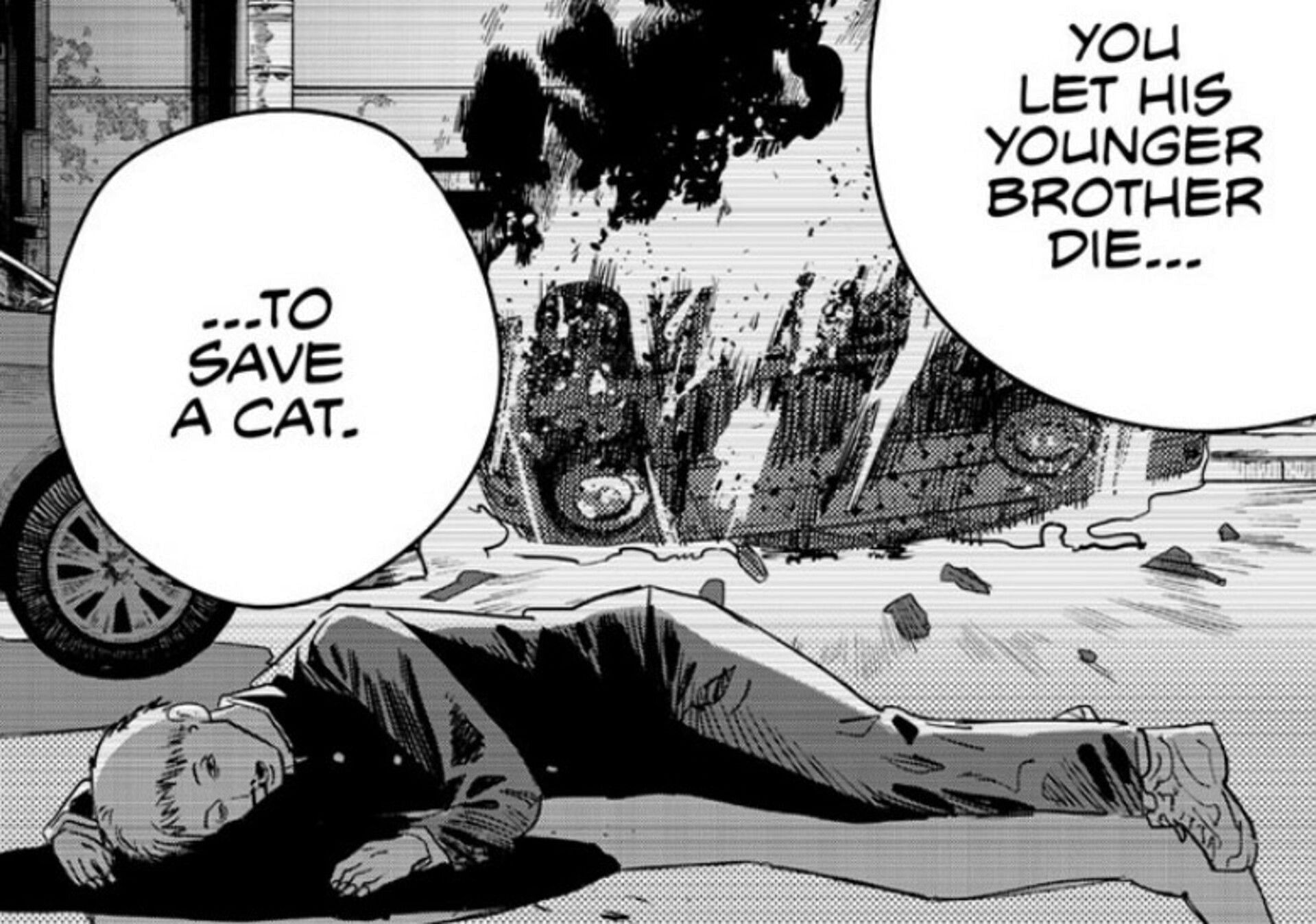 The result of Denji's actions (Image via Viz Media)